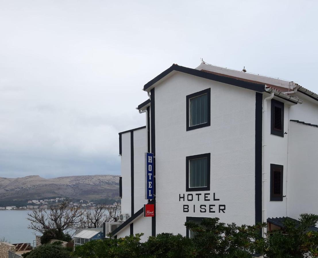 Hotel Biser Pag Town Exterior foto