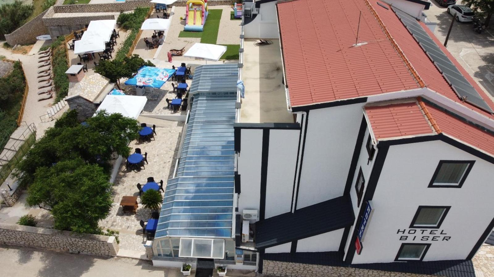 Hotel Biser Pag Town Exterior foto